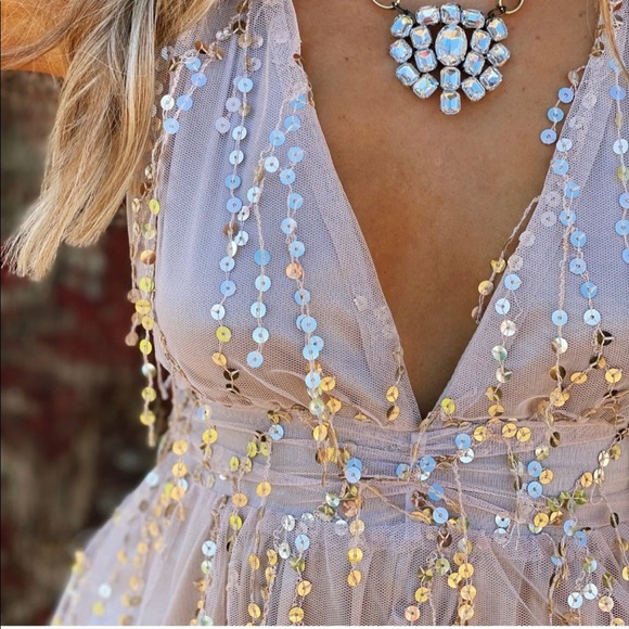 Girls Like You Sequin Top, Gold. - Picture 2 of 6